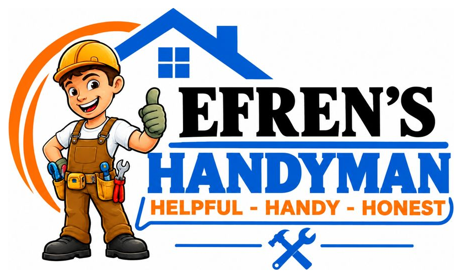 Efren's Handyman logo: Helpful - Handy - Honest